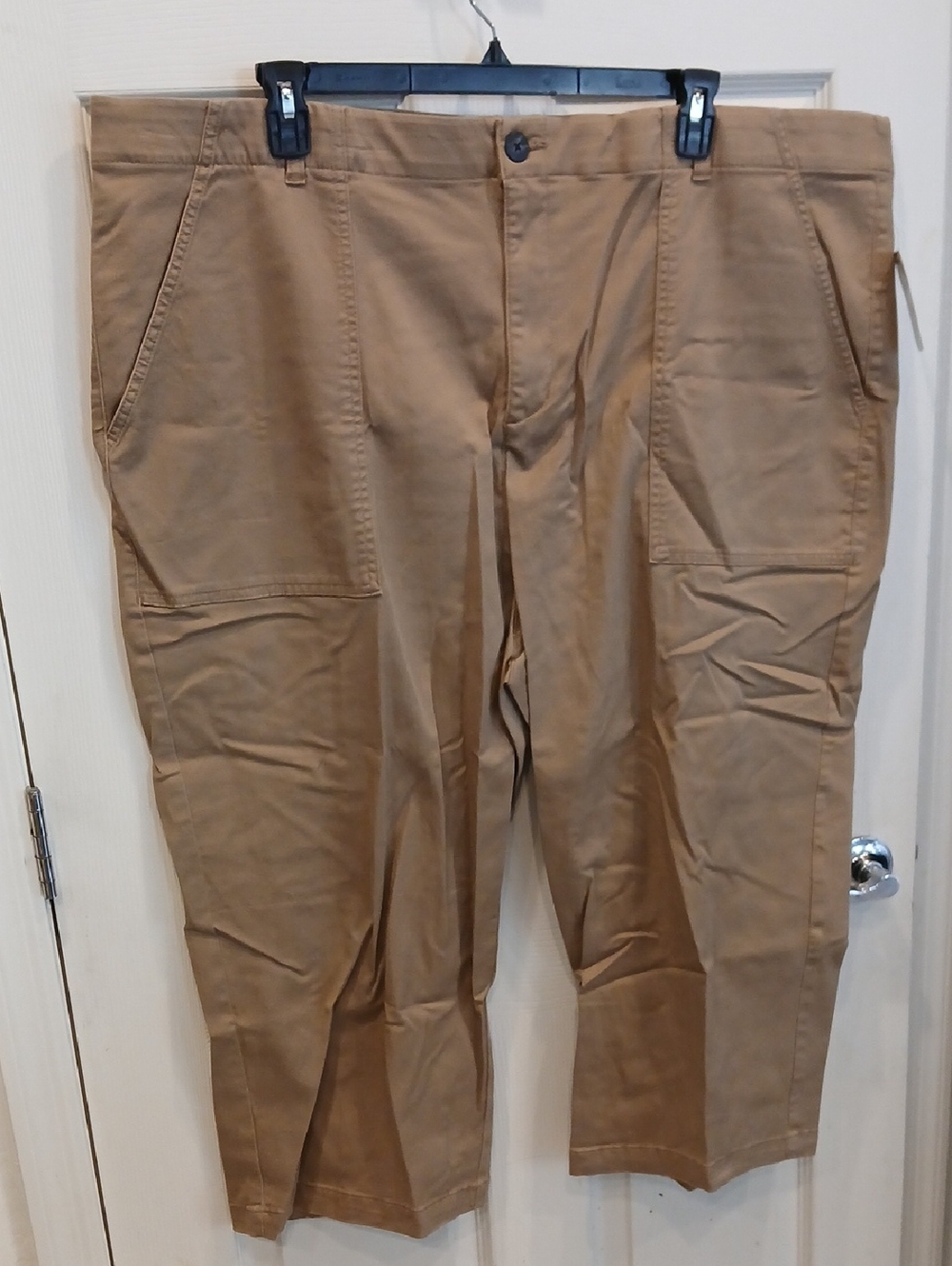 Terra & Sky Women's Tan Chino Work Pants
